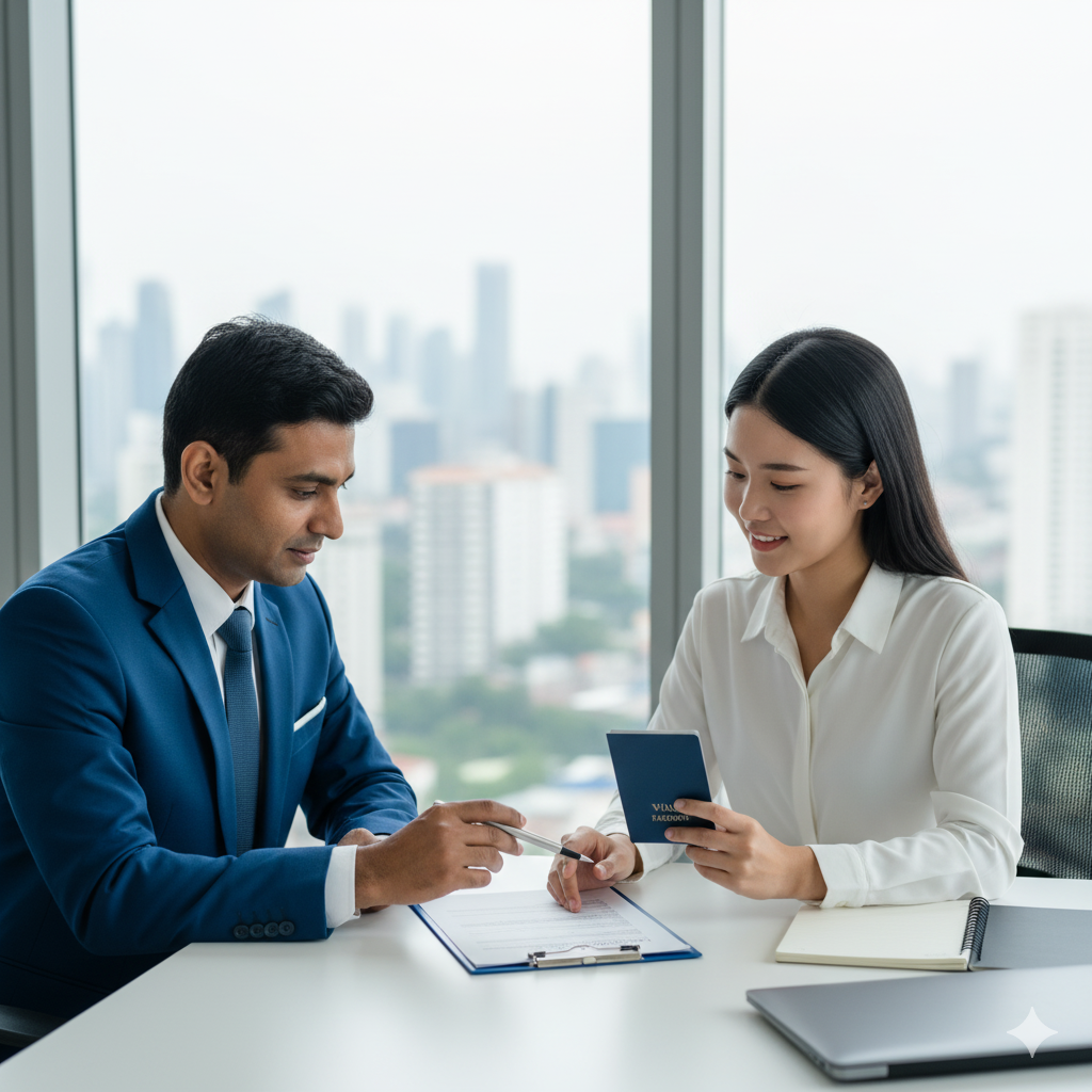 Workers in safety gear